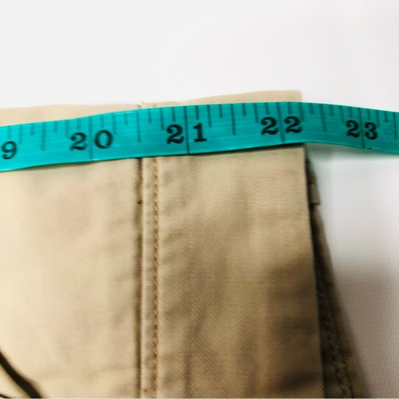 Indigo Palms Denim Company Mens Light Khaki Shorts Soft Material Zig Zag Sz 40 - Picture 8 of 13